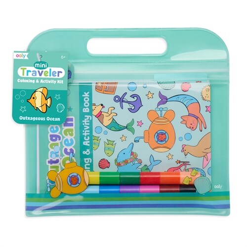 Mini Traveler Coloring & Activity Kit - Outrageous Ocean (Novelty)