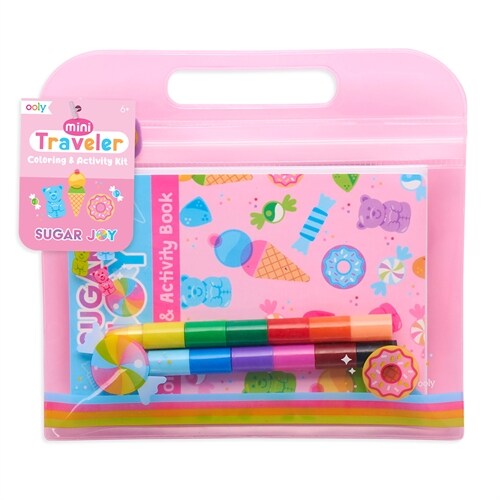 Mini Traveler Coloring & Activity Kit - Sugar Joy (Novelty)