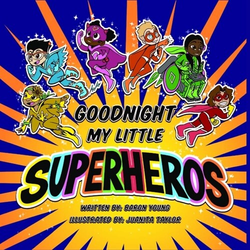 Good Night My Little Superheros (Paperback)