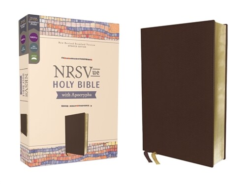 Nrsvue, Holy Bible with Apocrypha, Leathersoft, Brown, Comfort Print (Imitation Leather)
