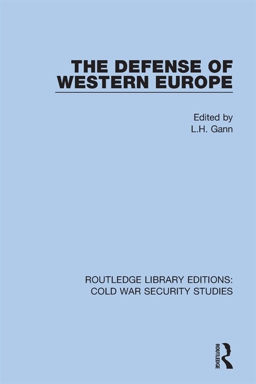 The Defense of Western Europe (Paperback)