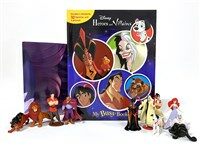 Disney Heroes and Villains My Busy Book 디즈니 히어로 & 빌런 마이 비지북 (Board Book + 피규어 10개 + 플레이매트)