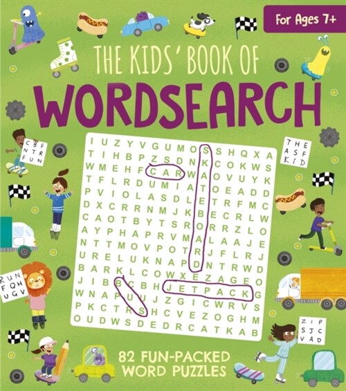 The Kids Book of Wordsearch : 82 Fun-Packed Word Puzzles (Paperback)