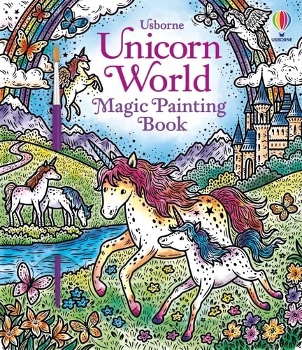 Unicorn World Magic Painting Book (Paperback)
