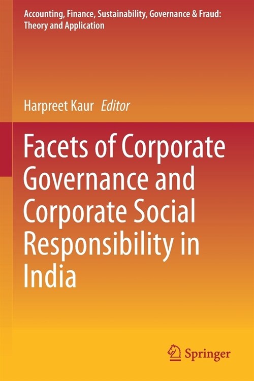 Facets of Corporate Governance and Corporate Social Responsibility in India (Paperback)