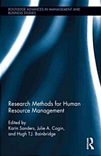 Research Methods for Human Resource Management (Hardcover)