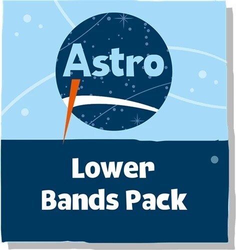 Astro Lower Bands Pack: Stars/Turquoise - Earth/White