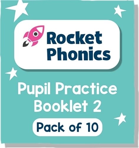 Reading Planet Rocket Phonics - Pupil Practice Booklet 2 - Pack of 10