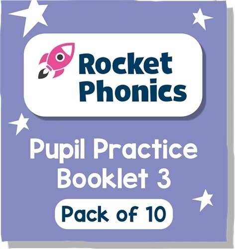 Reading Planet Rocket Phonics - Pupil Practice Booklet 3 - Pack of 10