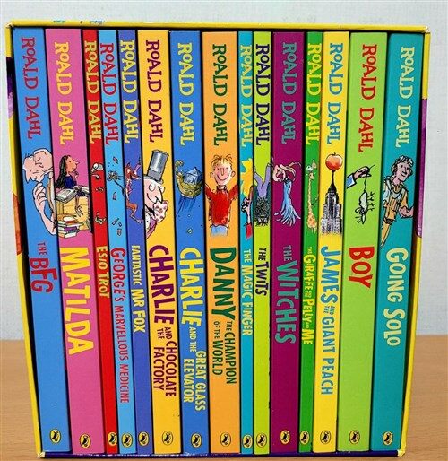 [중고] 로알드달 베스트 15종 박스 세트 Roald Dahl Collection Boxed Set (15 Paperback, 영국판, NEW edition)