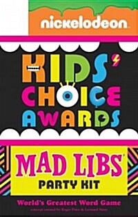 Nickelodeon Kids Choice Awards Mad Libs Party Kit [With Recipe Cards and Score Pad, Banner, Invitations, Mad Libs and Gel Pen] (Other)