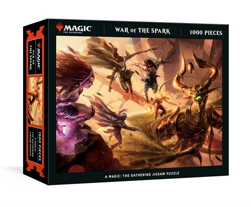 Magic: The Gathering 1,000-Piece Puzzle: War of the Spark: A Magic: The Gathering Jigsaw Puzzle: Jigsaw Puzzles for Adults (Board Games)