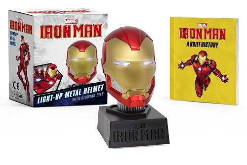 Marvel: Iron Man Light-Up Metal Helmet: With Glowing Eyes (Paperback)