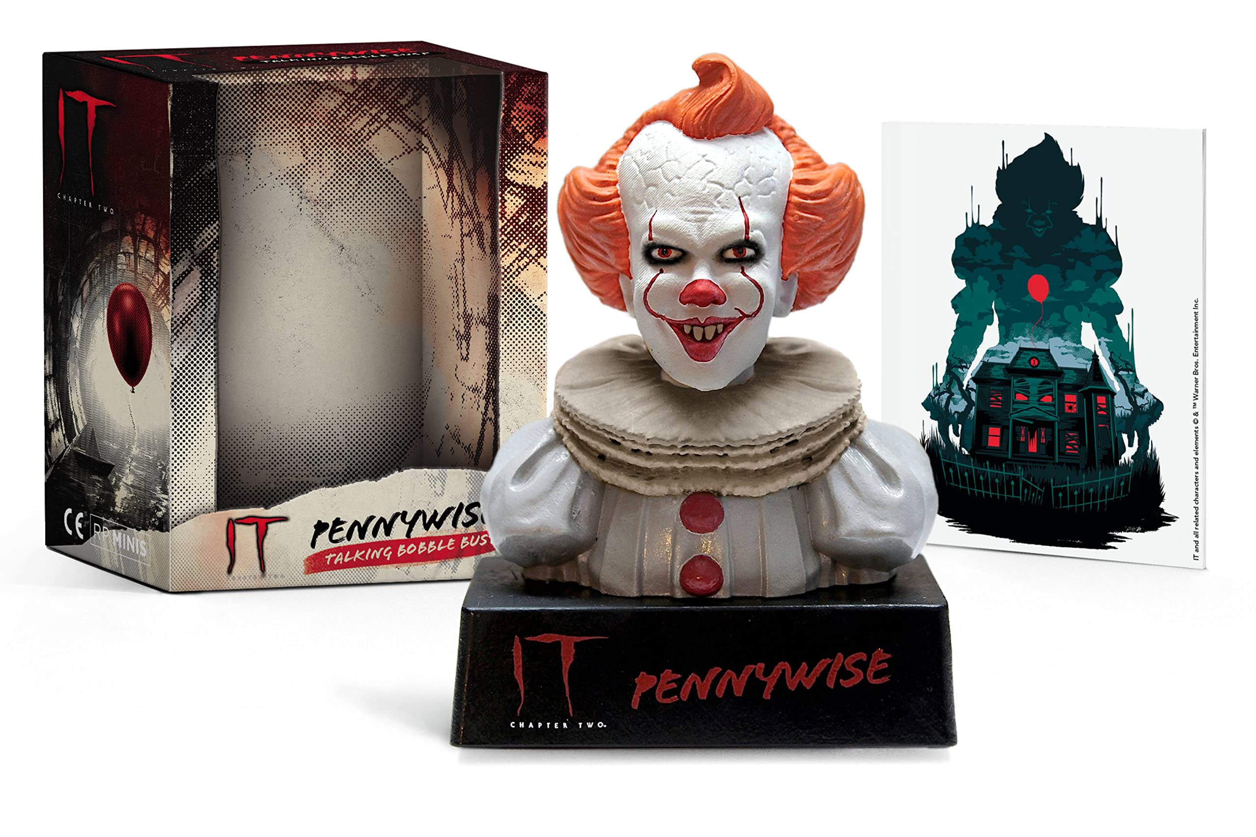 It: Pennywise Talking Bobble Bust (Paperback)