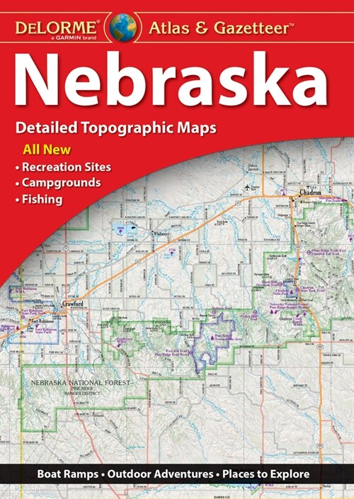 Delorme Atlas & Gazetteer: Nebraska (Paperback, 5)