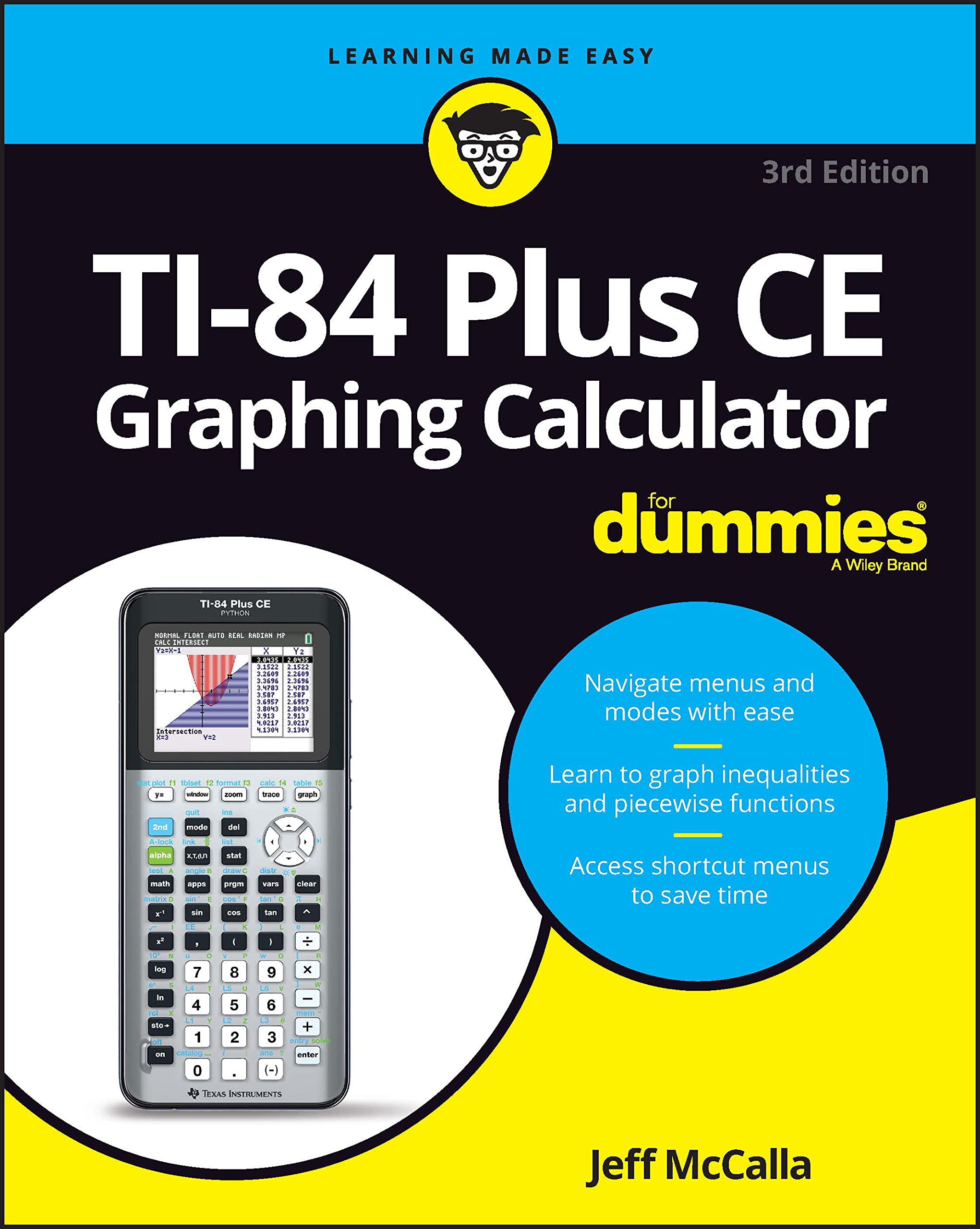 Ti-84 Plus Ce Graphing Calculator for Dummies (Paperback, 3)
