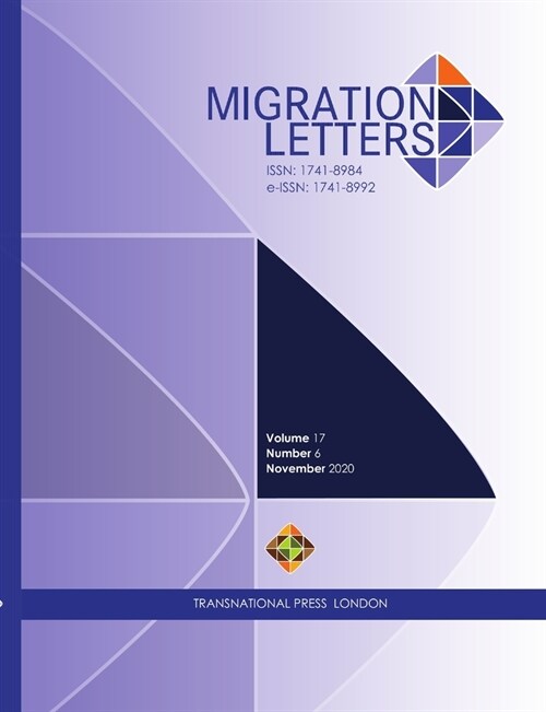 Migration Letters, Volume 17 Number 6 (2020) (Paperback)