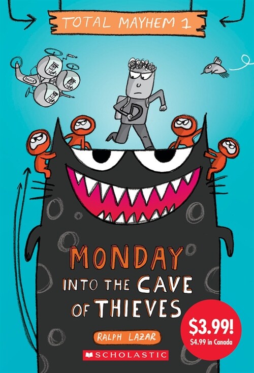 Monday - Into the Cave of Thieves (Total Mayhem #1) (Paperback)