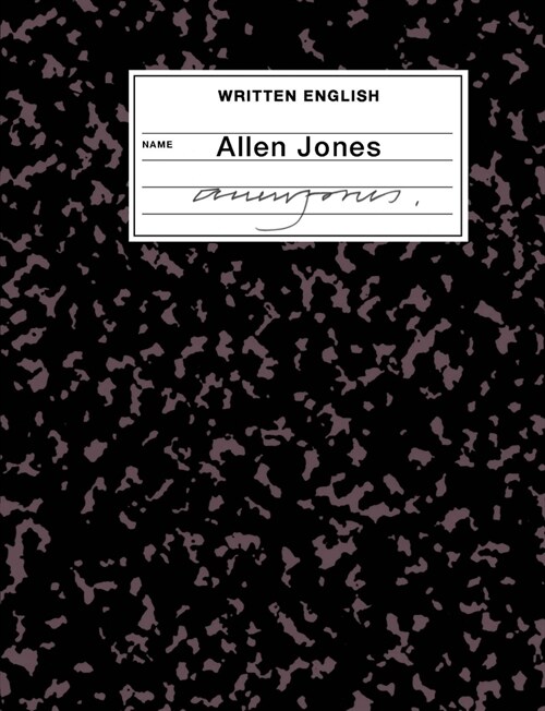 Written English : An artists book by Allen Jones (Paperback)