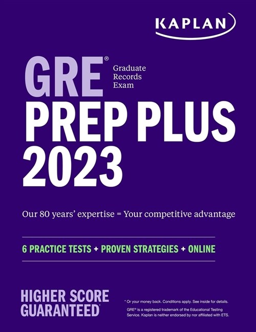 GRE Prep Plus 2023, Includes 6 Practice Tests, 1500+ Practice Questions + Online Access to a 500+ Question Bank and Video Tutorials (Paperback)