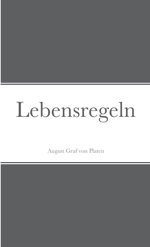 Lebensregeln (Paperback)