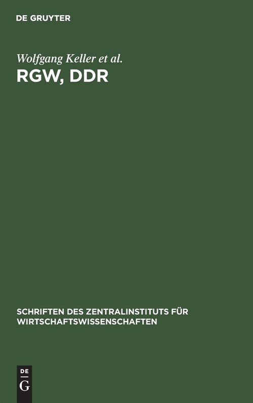 Rgw, Ddr: 25 Jahre Zusammenarbeit (Hardcover, Reprint 2021)