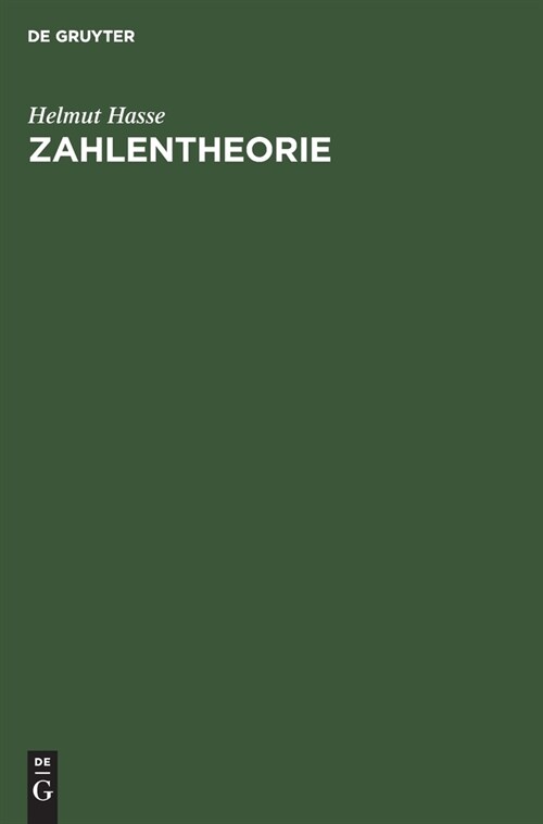 Zahlentheorie (Hardcover, 2, 2. Erweiterte A)