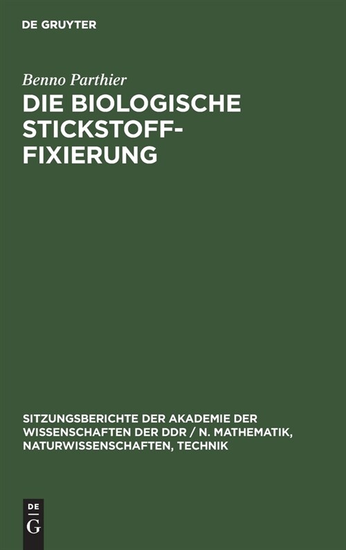 Die biologische Stickstoff-Fixierung (Hardcover, Reprint 2021)