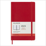 Moleskine 2023 Daily Planner, 12m, Large, Scarlet Red, Soft Cover (5 X 8.25) (Other)