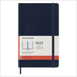 Moleskine 2023 Daily Planner, 12m, Large, Saphire Blue, Soft Cover (5 X 8.25) (Other)