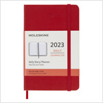 Moleskine 2023 Daily Planner, 12m, Pocket, Scarlet Red, Hard Cover (3.5 X 5.5) (Other)