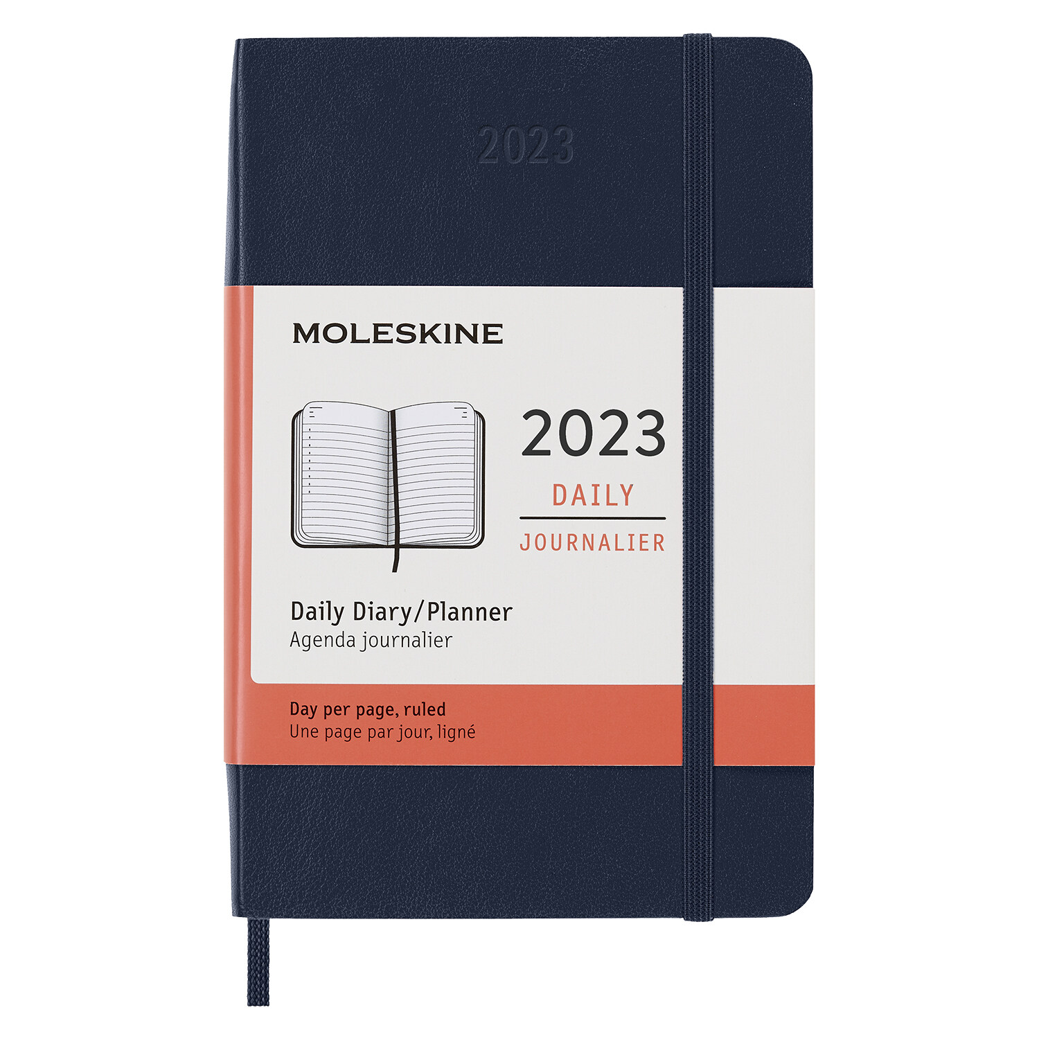Moleskine 2023 Daily Planner, 12m, Pocket, Saphire Blue, Soft Cover (3.5 X 5.5) (Other)