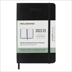 Moleskine 2023 Weekly Notebook Planner, 18m, Pocket, Black, Soft Cover (3.5 X 5.5) (Other)
