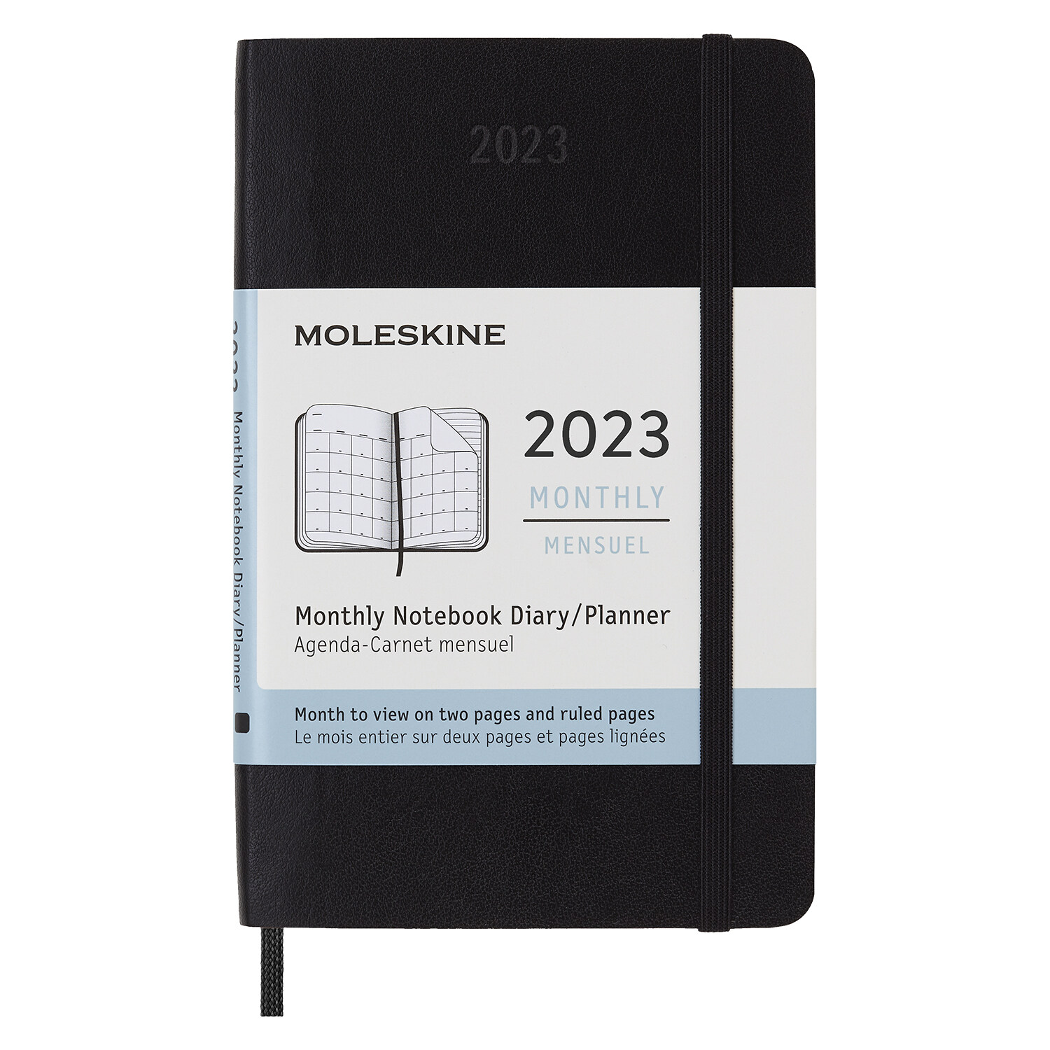 Moleskine 2023 Monthly Planner, 12m, Pocket, Black, Soft Cover (3.5 X 5.5) (Other)