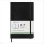 Moleskine 2023 Weekly Horizontal Planner, 12m, Large, Black, Soft Cover (5 X 8.25) (Other)