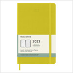 Moleskine 2023 Weekly Notebook Planner, 12m, Large, Hay Yellow, Hard Cover (5 X 8.25) (Other)