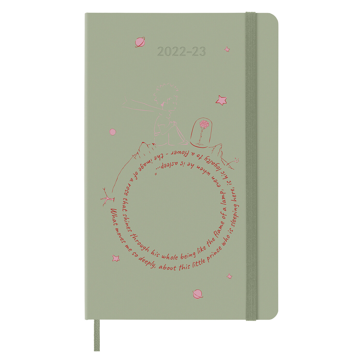 Moleskine Limited Edition 2023 Weekly Notebook Planner Petit Prince, 18m, Large, Rose, Hard Cover (5 X 8.25) (Other)