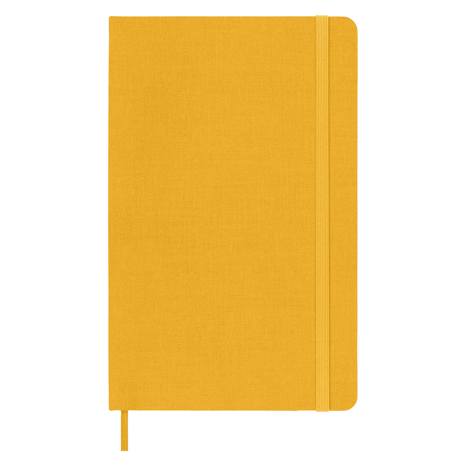 Moleskine Classic Notebook, Large, Ruled, Orange Yellow, Silk Hard Cover (5 X 8.25) (Hardcover)