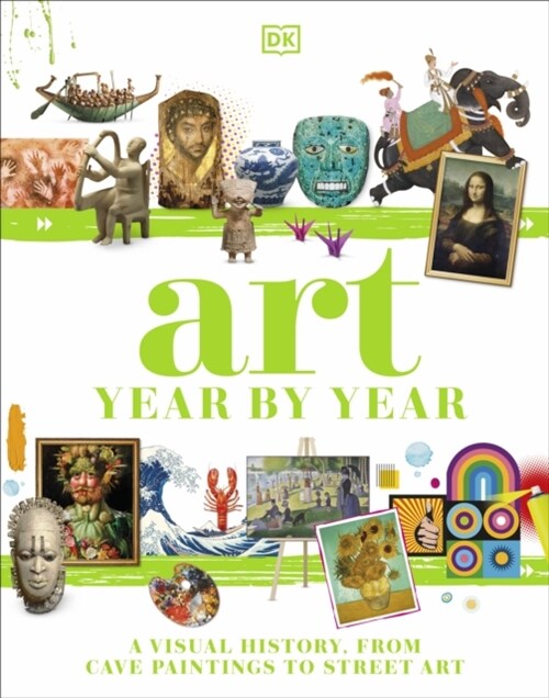 Art Year by Year : A Visual History, from Cave Paintings to Street Art (Hardcover)