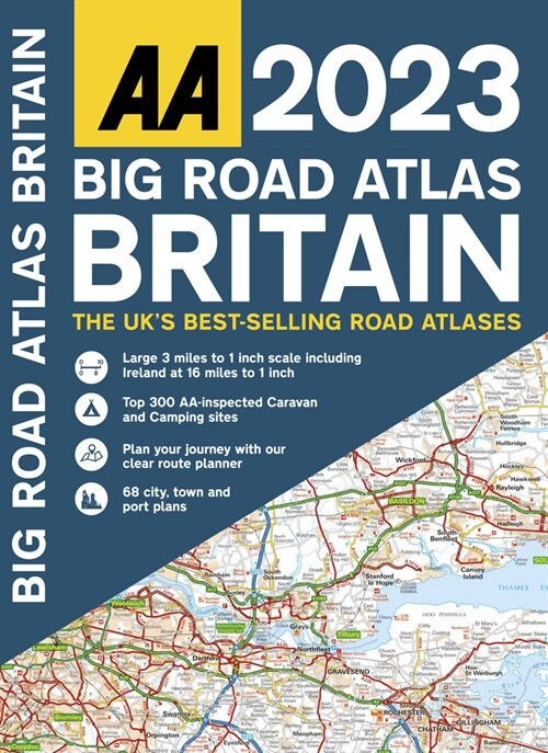 Big Road Atlas Britain 2023 (Paperback, 31 New edition)