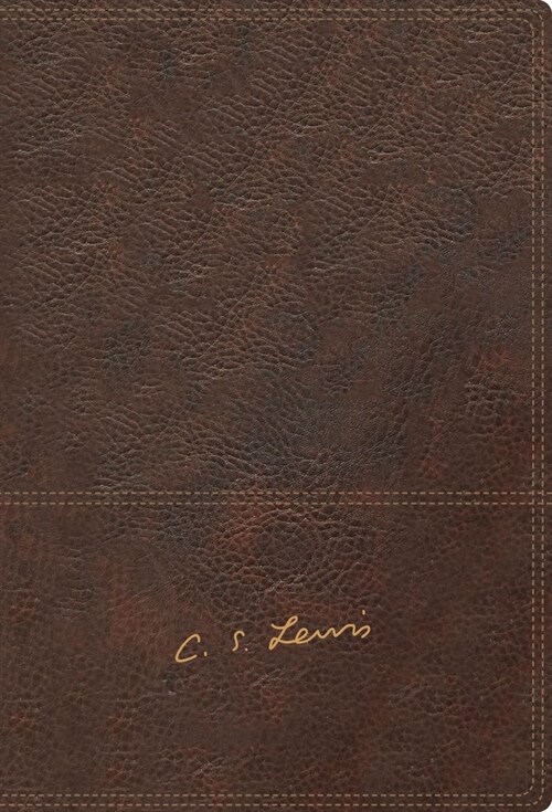 Rvr, Biblia Reflexiones de C. S. Lewis, Interior a DOS Colores, Leathersoft, Caf? Comfort Print (Leather)