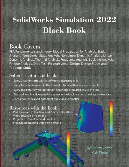 SolidWorks Simulation 2022 Black Book (Paperback)