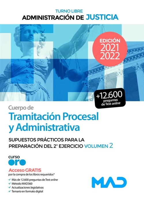 CUERPO TRAMITACION PROCESAL JUSTICIA SUPUESTOS VOL 2 (Book)