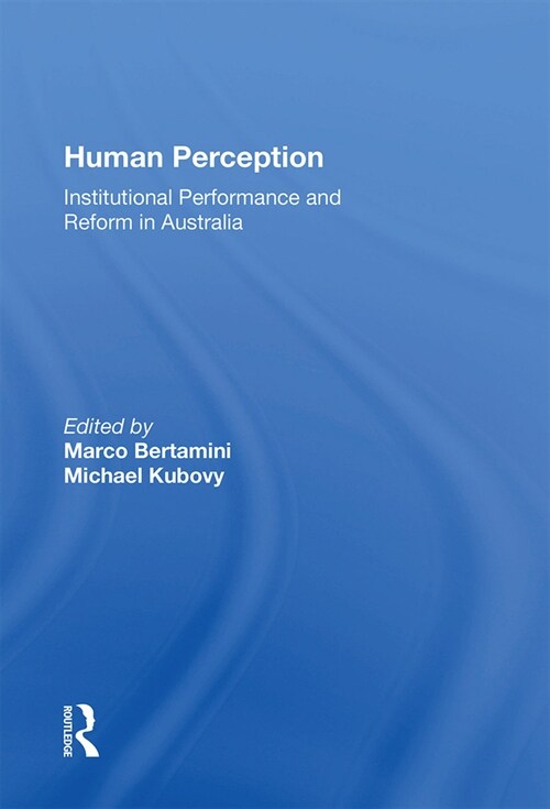 Human Perception (Paperback, 1)