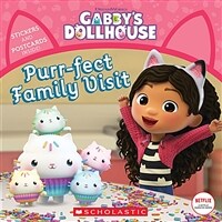 Purr-Fect Family Visit (Gabby's Dollhouse Storybook) (Paperback)