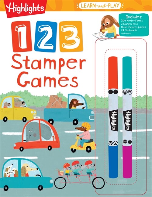 Highlights Learn-And-Play 123 Stamper Games (Paperback)