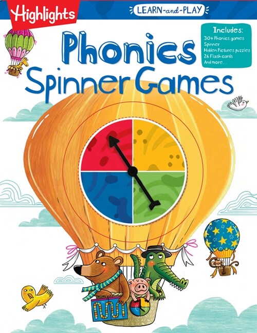 Highlights Learn-And-Play Phonics Spinner Games (Paperback)