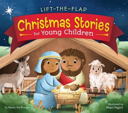 Lift-The-Flap Christmas Stories for Young Children (Hardcover)