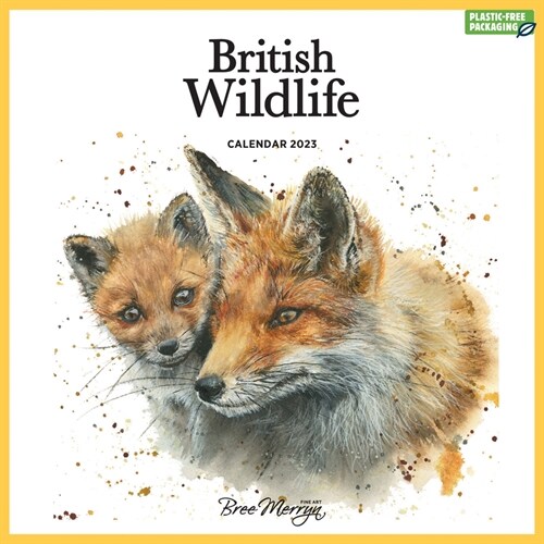 2023 British Wildlife Bree Merryn Wall Calendar (Wall)