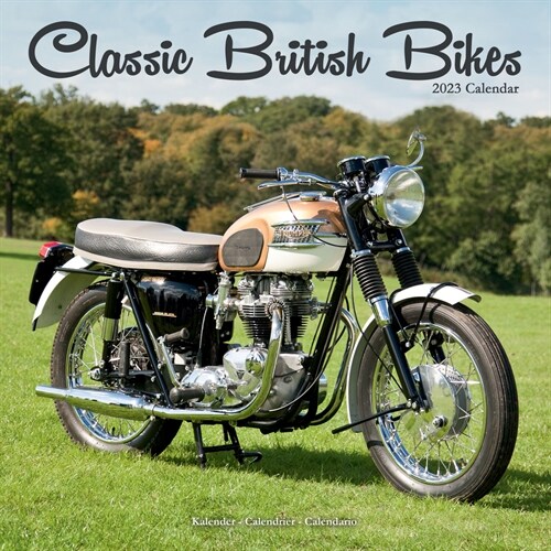 Classic British Bikes 2023 Wall Calendar (Calendar)